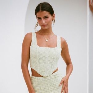 SABO Jhoselle Lace U Top- Green